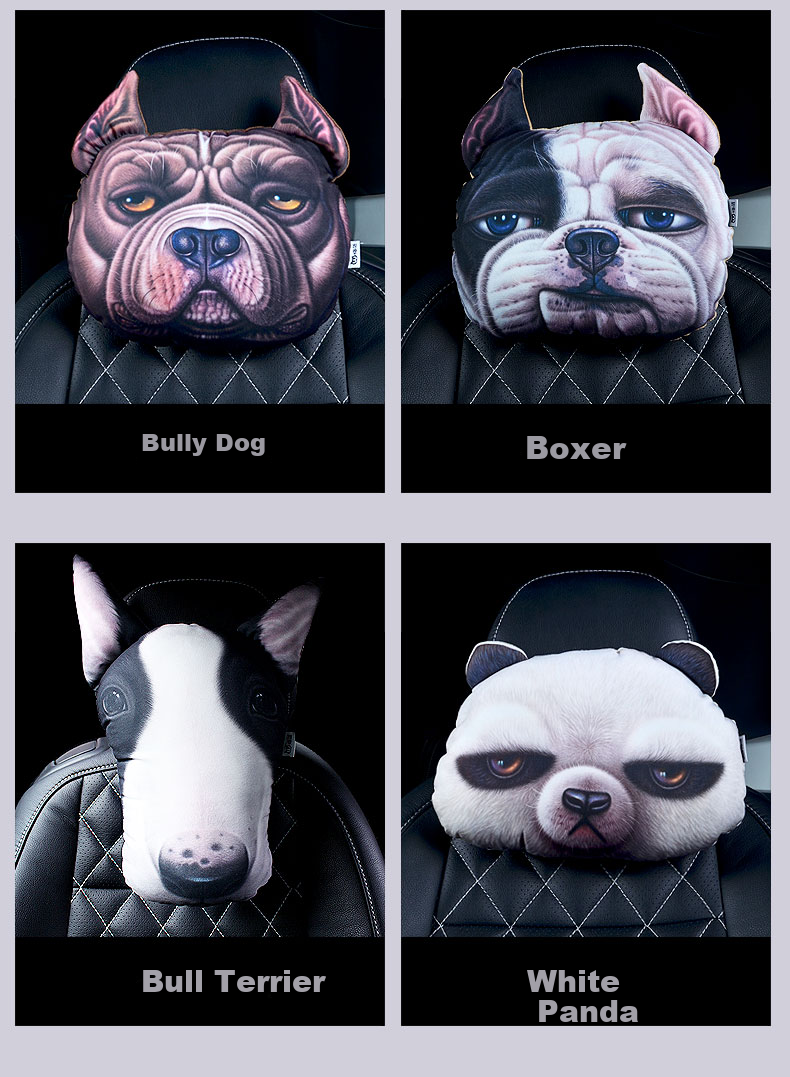 Huashi Car Lumbar Support, Back Cushion Cartoon Pillow Seat Waist Pillow Chair Backrest Car Waist Pad - Erha Style 10