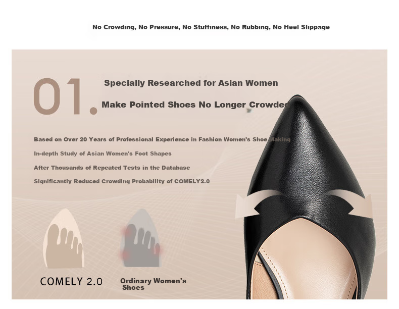 COMELY Women's Single Shoes, Spring And Autumn Air Cotton Soft Sole, Simple Comfortable Chunky Heel Commuter Work Shoes, Black, Size 37 3