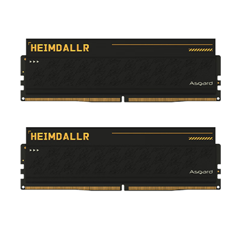 Asgard 16GB (8GBx2) DDR5 6000 Desktop Memory Heimdall Heat Spreader Hynix A-die CL28 Black Thick Armor AI PC Upgrade