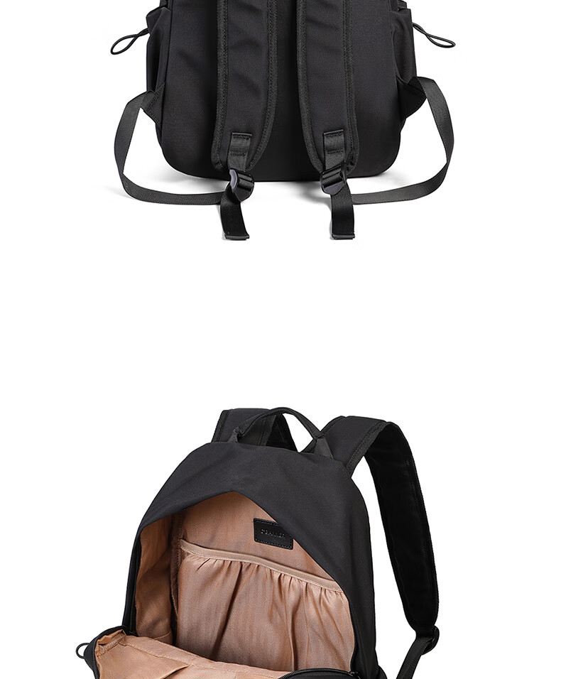 C.BANNER Backpack for Women, Middle School Bag, Large Capacity, Light Luxury Simple Casual Laptop Bag, Travel Lightweight Commuter Backpack for Wome 5