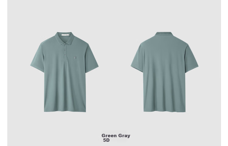 HLA Polo Shirt for Men, Lightweight Business Casual Stylish Quick-Dry Large Size Short Sleeve for Summer 14