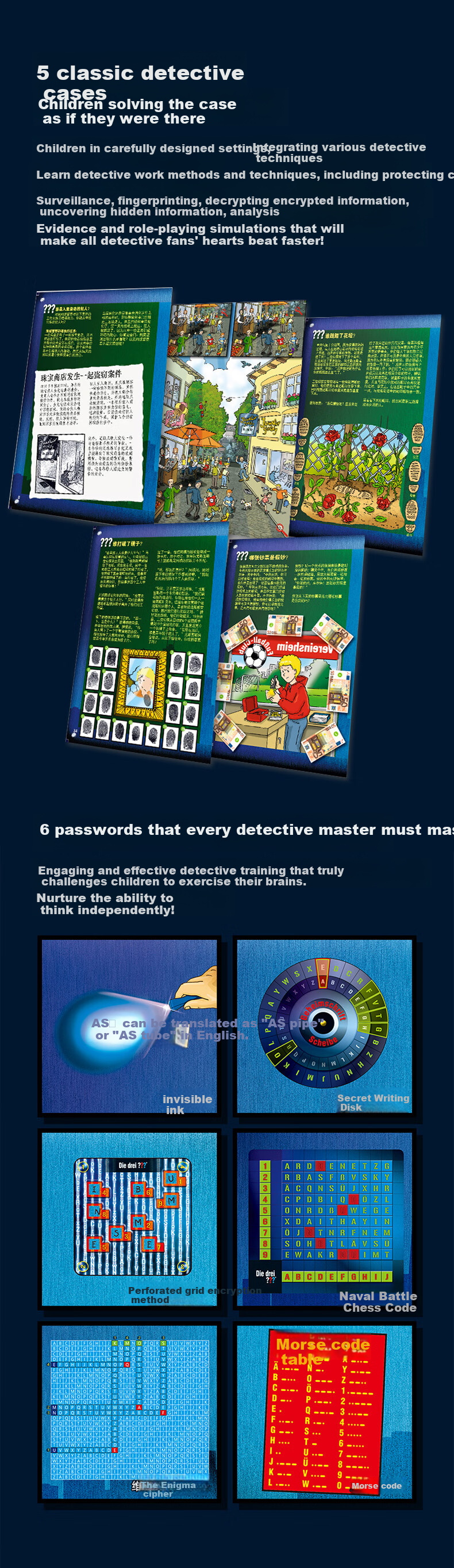 KOSMOS German Imported Scientific Exploration Kit, Educational Toy, Detective Master, Reasoning Game for Elementary School Students, Children's Birthday Gift 5