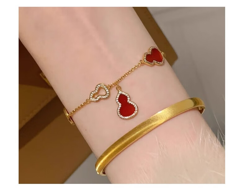 Aideyueding Six Treasures Gourd Bracelet for Women, Wealth-Attracting And Blessing, Light Luxury Niche Chinese Style Birthday Gift for Girlfriend Or Wife on May 20 4