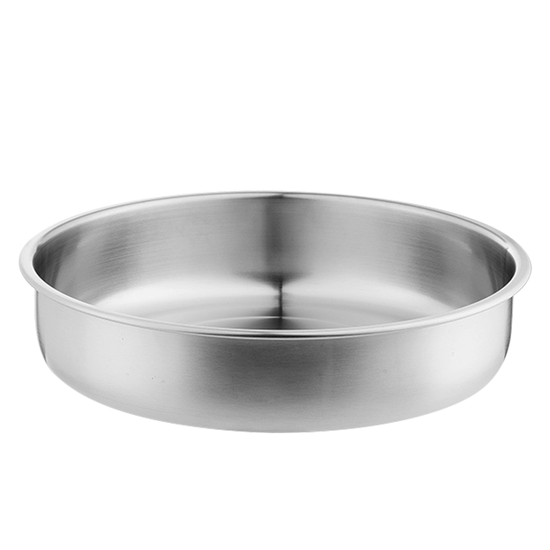 MAXCOOK 304 Stainless Steel Plate Dish, Deep Bowl 16cm, Thickened And Widened, Drop-Resistant MCWA4182