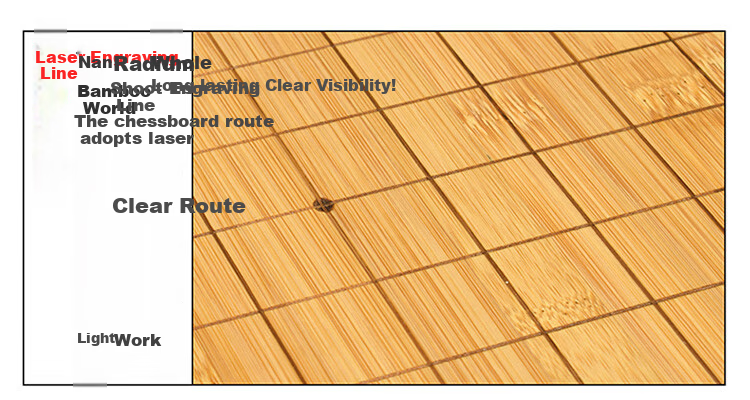 Yusheng Go And Gomoku Natural Nanmu Bamboo Chess Board, Solid Wood Go Container, Single-Sided New Cloud-Style Go Set for Home Use, Gift for Elders 3