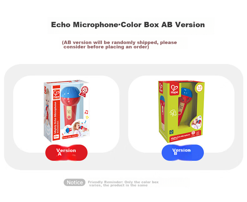 Hape Children's Toy Microphone for Singing And Karaoke, Battery-Free Echo Sound Microphone, Girl's Gift E0337 9