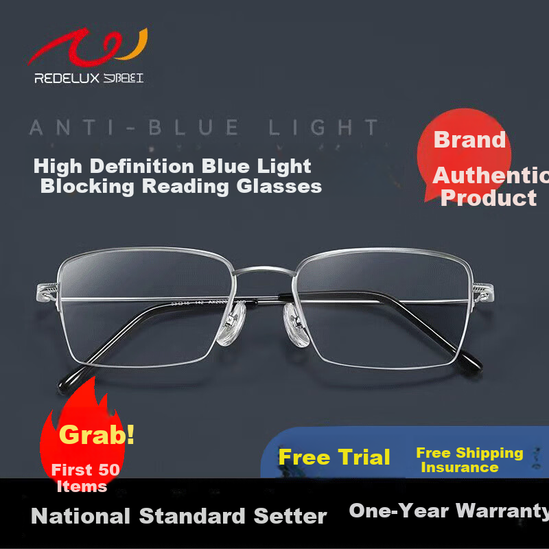Xiyanghong Reading Glasses for Men And Women, Ultra-Light High-Definition Anti-Blue Light Presbyopic Glasses