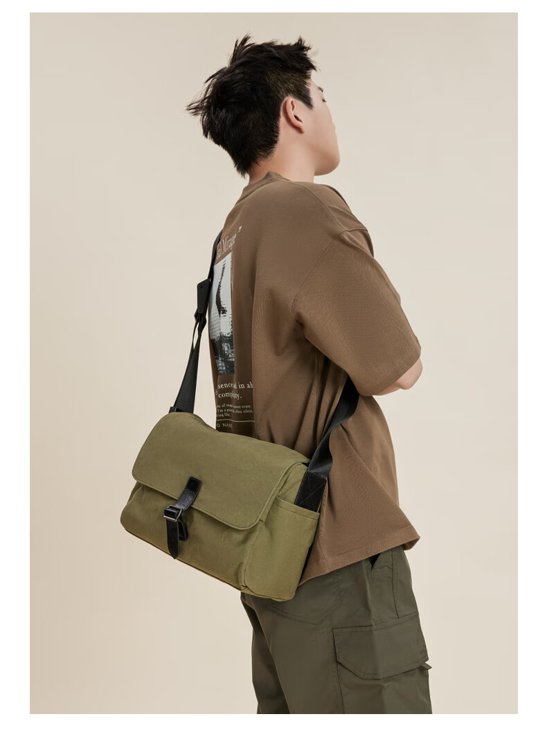 Aokang City Outdoor Crossbody Bag for Men, Large Capacity Messenger Bag, Shoulder Bag, Commuter Bag, Birthday Gift for Husband 10