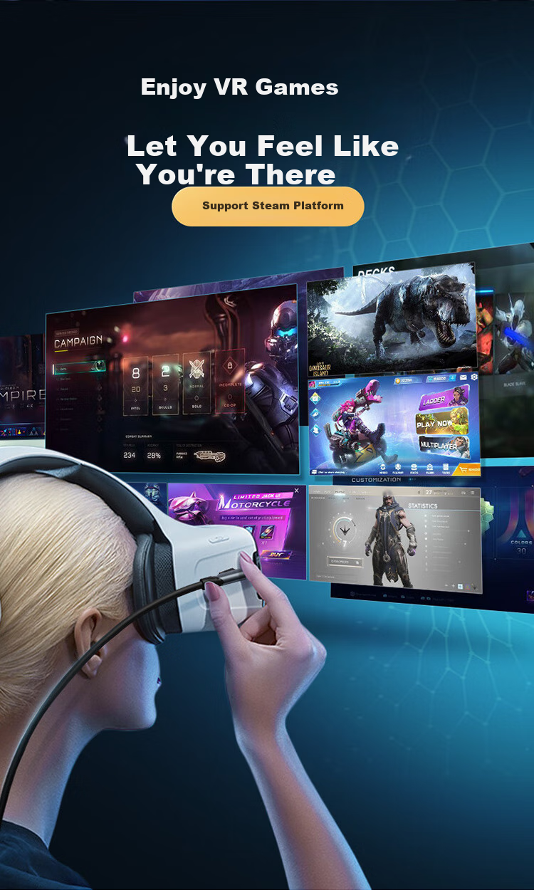 CABLE CREATION Elbow Double Type-C Cable USB3.2 Camera Connection Oculus Quest2 Data Cable Piconeo3/4 VR Headset Glasses Streaming Compatible Sony Fuji 5 Meters 2