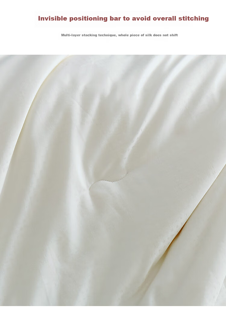 Ciyun Natural Silk Comforter, 100% Medium-Long Fiber Silk, Class A Pure Cotton Spring And Autumn Quilt, 2.2*2.4m, Approximately 4.8 Ji 7