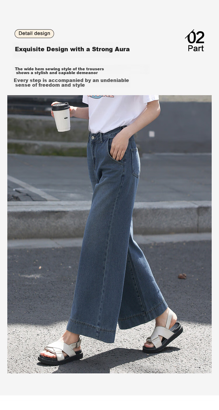 Dme [Casual Denim Jeans] Spring And Autumn Style, Slimming Pear-Shaped Elegant Fashionable Trendy Jeans for Wome 5