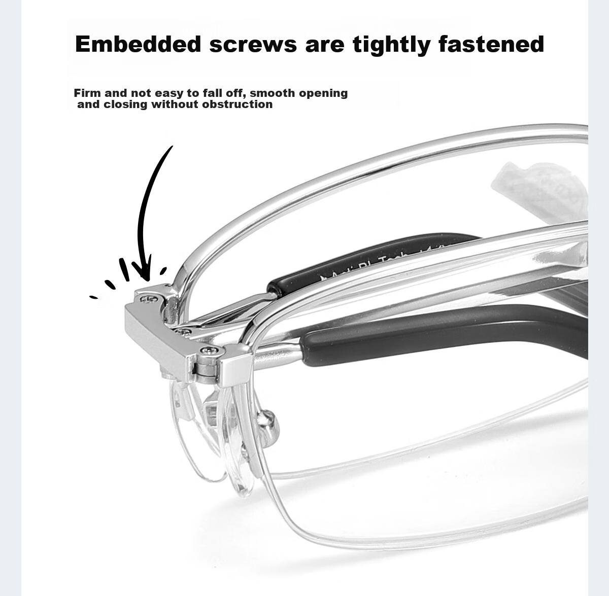 ZIPPO American Folding Portable Reading Glasses with Imported Lenses, High Definition Anti-Blue Light Glasses for Men And Women, Model 8104 Waist Bag Glasses, 200 Degrees 7