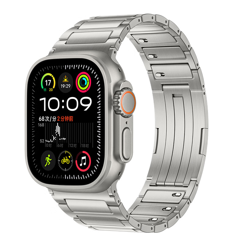 BHO [Titanium Metal Strap] Compatible with Apple Watch Band, Suitable for Apple Watch Ultra 4 Titanium Metal Strap, IWatch S12/11/10/9/SE/Ultra3 Band