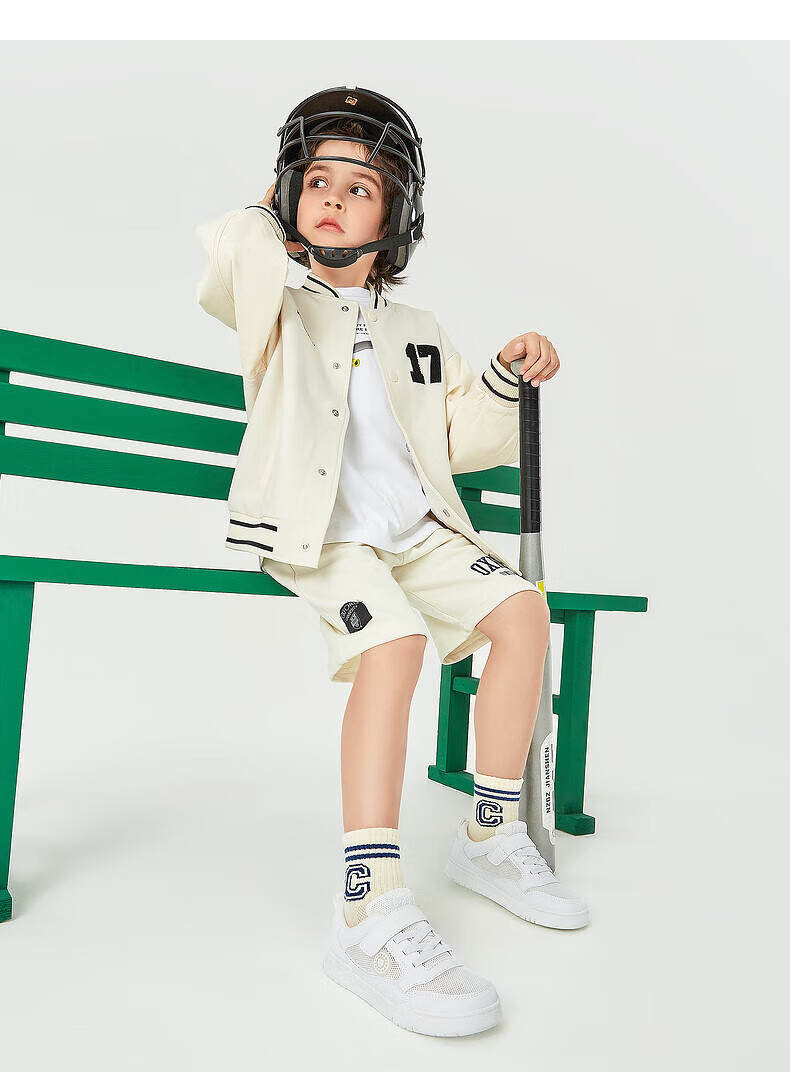 TARANIS Children's Canvas Shoes, Spring And Summer Boys' White Sneakers, Non-Slip Wear-Resistant Girls' Breathable Versatile Casual Kids' Shoes, White, Size 27 8