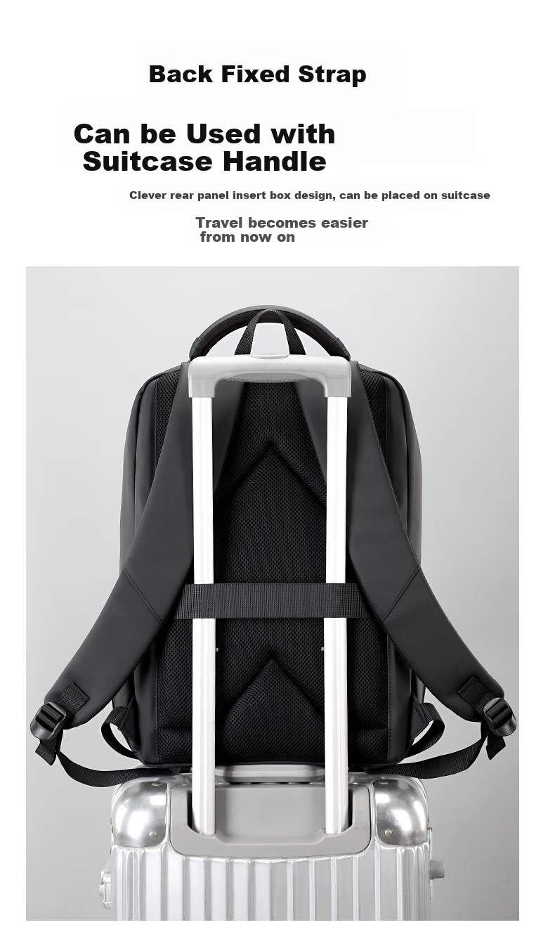 Lehuolvxing Backpack, Men's Travel Bag, Large Capacity Business Travel Bag for Men, Commuter Laptop Bag for Travel And Commuting 8