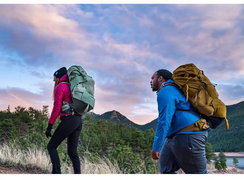 DEUTER Hiking Backpack, Zhen Tu Heavy-Duty Large Capacity Outdoor Bag, Trekking Travel Backpack, Shale Color-45+10SL 27