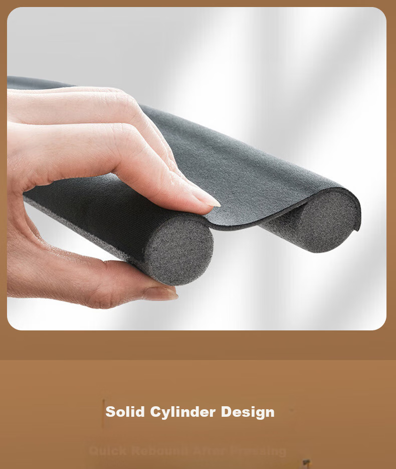 FESETE Door Bottom Gap Sealing Strip, for Doors And Windows, Glass Doors, Gaps, Drafts, Soundproofing, Wind Blocking, Anti-Wind Rubber Strip 7