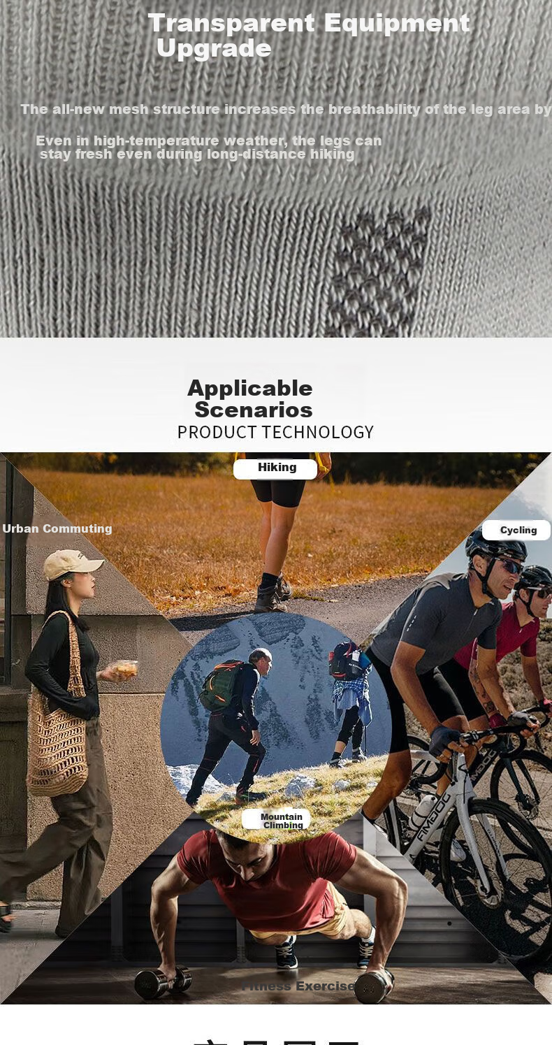ALPINT MOUNTAIN Merino Wool Socks, Moisture-Wicking Professional Hiking Socks, Mountain Climbing Socks, Outdoor Socks, Athletic Merino Socks 3