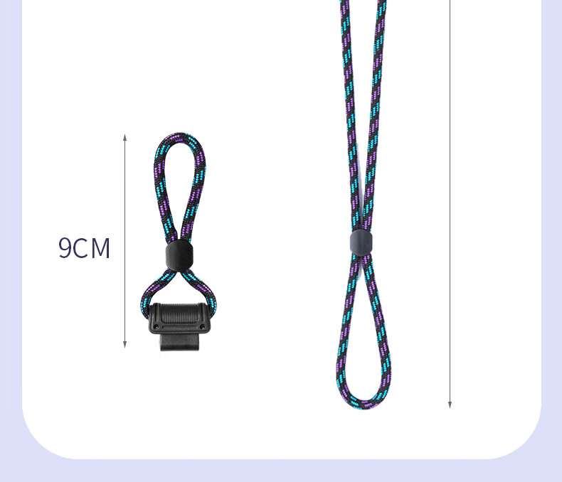 LANGLING Suitable for Xiaotiancailiang Phone Watch Strap Z10/Youth Edition Z9/Z8A/Z7S/Z6P/Z6A/Z6/N3/D3S/Q2A Official Creative Neck Strap, Sea Blue 3