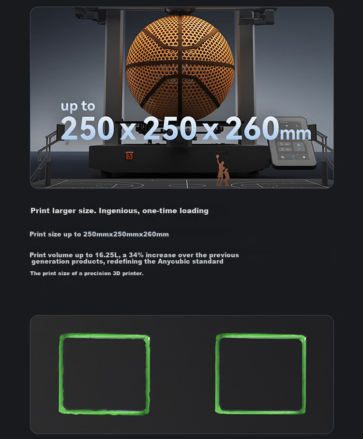 Zongweilifang 3D Printer, Fully Automatic Leveling, FDM Home-Use High-Speed Desktop Multi-Color Printing, Multiple Color Cartridges (Compatible with K3/K3V2) 14