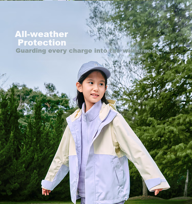 BALABALA Children's Outdoor Jacket, Spring 2025 Collection, for Boys And Girls, Big Kids Waterproof Breathable Coat, 208125105203 2