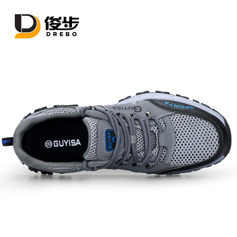 JUNBU Men's Steel Toe Safety Shoes Anti-Smash Anti-Puncture Lightweight Breathable Durable Worksite Work Safety Shoes 2135T Size 39
