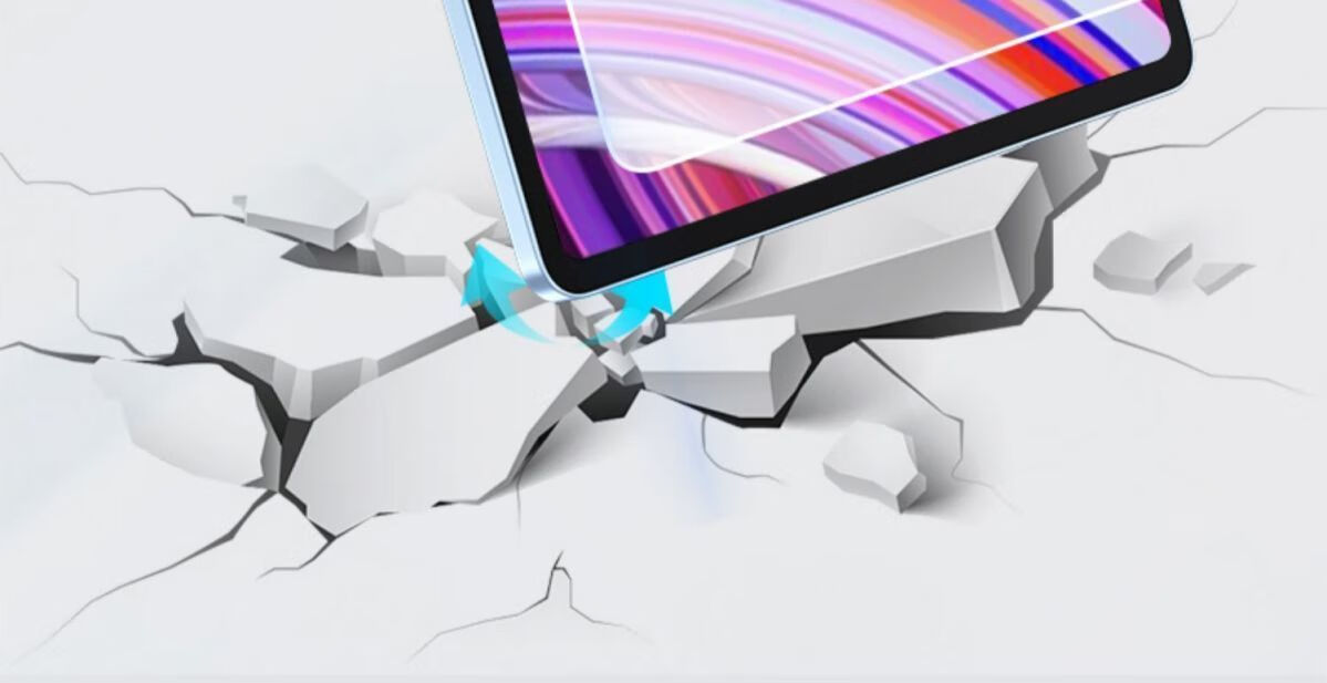 HBOALG Tempered Glass Screen Protector for Xiaomi Redmi Pad Pro, 12.1-Inch, 2024 Model, Xiaomi Tablet Protective Film, HD Clear, Shatterproof, Anti-Fingerprint, Wear-Resistant, Anti-Glass Film 2