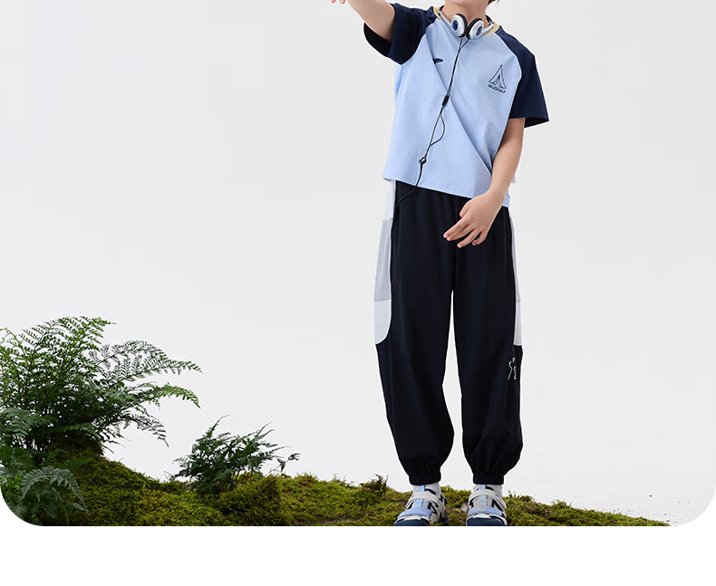 NUBIWU Boys' Short-Sleeve T-Shirt, Summer Children's Cool Breathable Sports Top, Casual Stylish Summer Wear for Older Boys 24