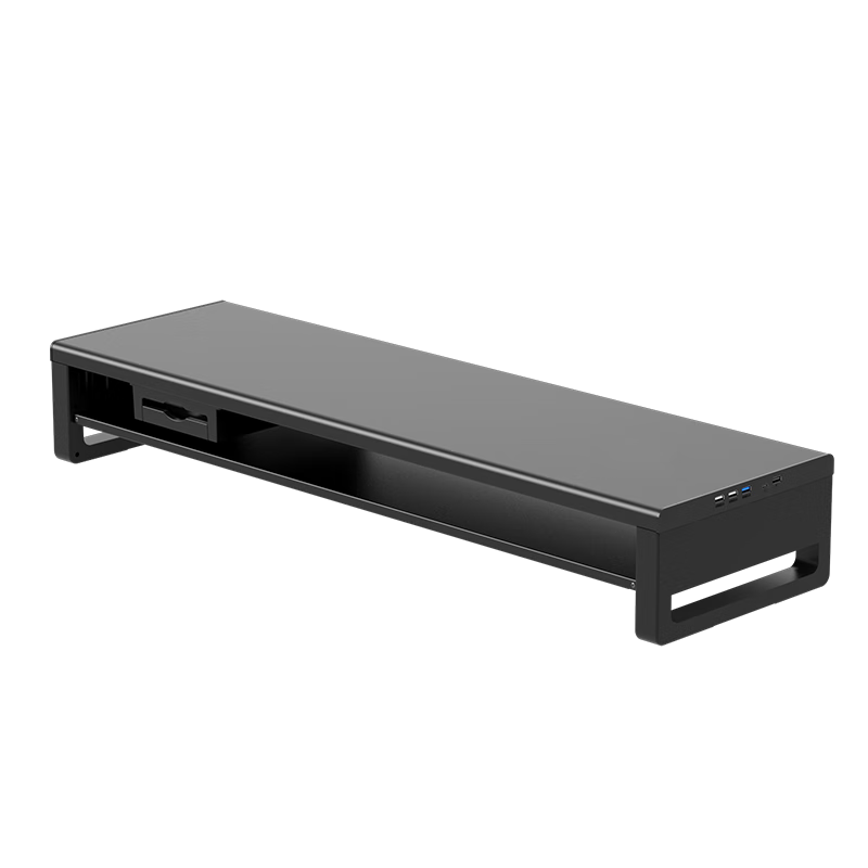 VENIDER Monitor Riser Stand, Multifunctional Desktop Computer Desk Stand, Laptop Stand, Screen Display Storage Rack, Heightening Stand, Rechargeable Storage Rack, USB 3.0 Expansio