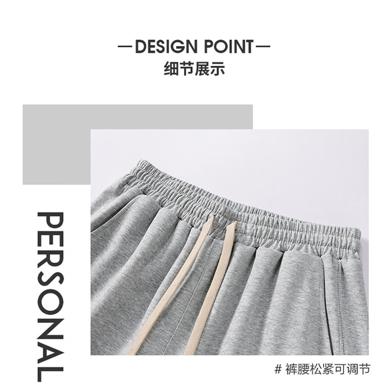 JEEP SPIRIT Men's Sports Pants Autumn Winter Loose Fit Jogger Casual Pants Versatile Comfortable Thickened Long Pants Black XL 2