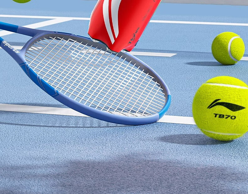 Li-Ning Tennis TB70, Unisex Professional Match Balls, Durable And Wear-Resistant, Fluorescent Fruit Green, Pack of 3 3