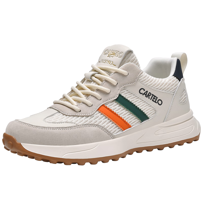 CARTELO Breathable Mesh Men's Shoes, Casual Sports Autumn And Winter 2026 New Style, Jogging Outdoor Hiking Travel Commuting Versatile