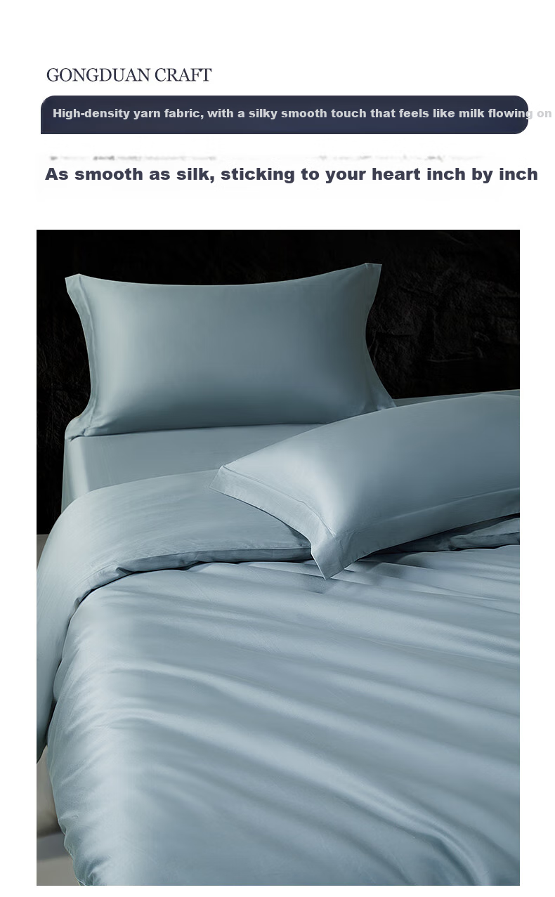 Shuixingjiafang Duvet Cover, Pure Cotton, 100-Count Long-Staple Cotton, Sateen Fabric, Class A Bedding Cover, Extra Large Double Size, 220x240cm 7