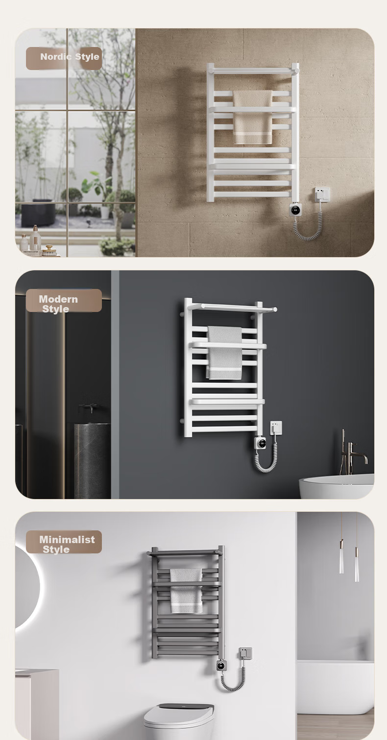 AVONFLOW Xiaoi Plus Electric Towel Rack, Carbon Fiber Smart WIFI Towel Drying Dehumidifying Moisture-Proof Storage Rack GD31 11