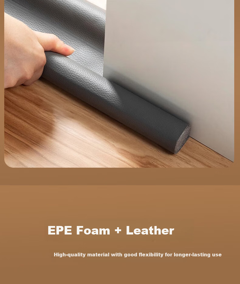 FESETE Door Bottom Gap Sealing Strip, for Doors And Windows, Glass Doors, Gaps, Drafts, Soundproofing, Wind Blocking, Anti-Wind Rubber Strip 6