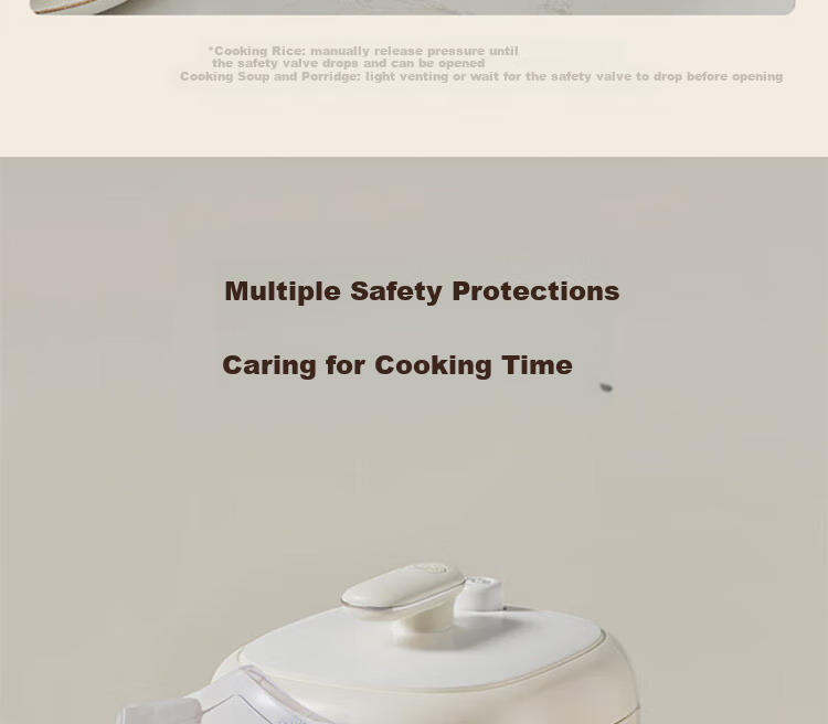 Joyoung Household 3L Pressure Cooker, Non-Coated Stainless Steel Inner Pot, Electric Rice Cooker, Pressure Cooker, 30NS1 29