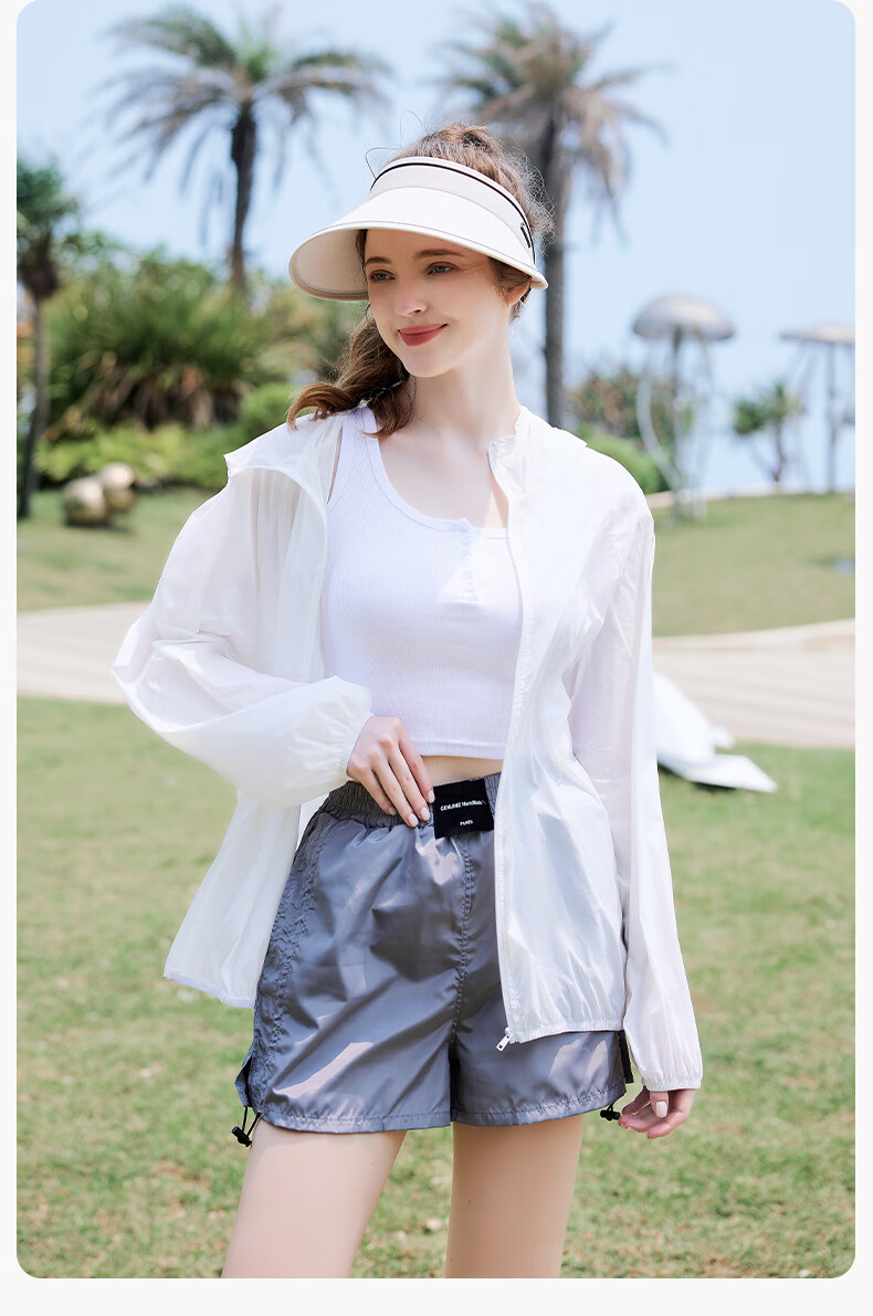 MJ STYLE UPF50+ Original Yarn Sun Protection Clothing for Women, 2026 Summer New Style, UV Protection, Sun Protection, Skin-Friendly, Lightweight, Comfortable, Loose-Fitting Jacket 4