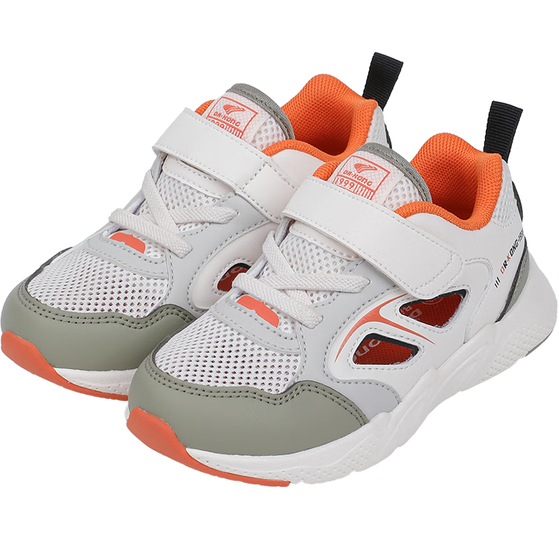 DR·KONG Toddler Walking Shoes, Sports Shoes, Spring And Summer Sandals, Children's Color-Block Trendy Lightweight Shoes, 2B16A1015BM Beige/green, Size 30