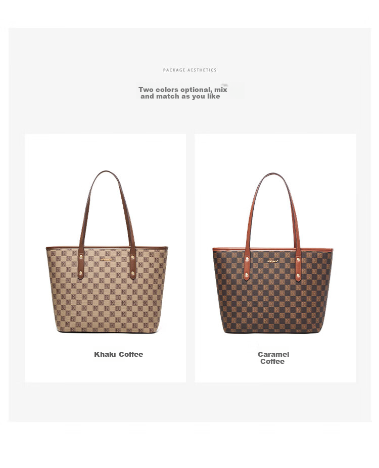 Aokang Women's Handbag, Trendy Large Capacity Underarm Shoulder Bag, Light Luxury Tote Bag, Birthday Gift, High-End Present for Girlfriend Or Wife 4