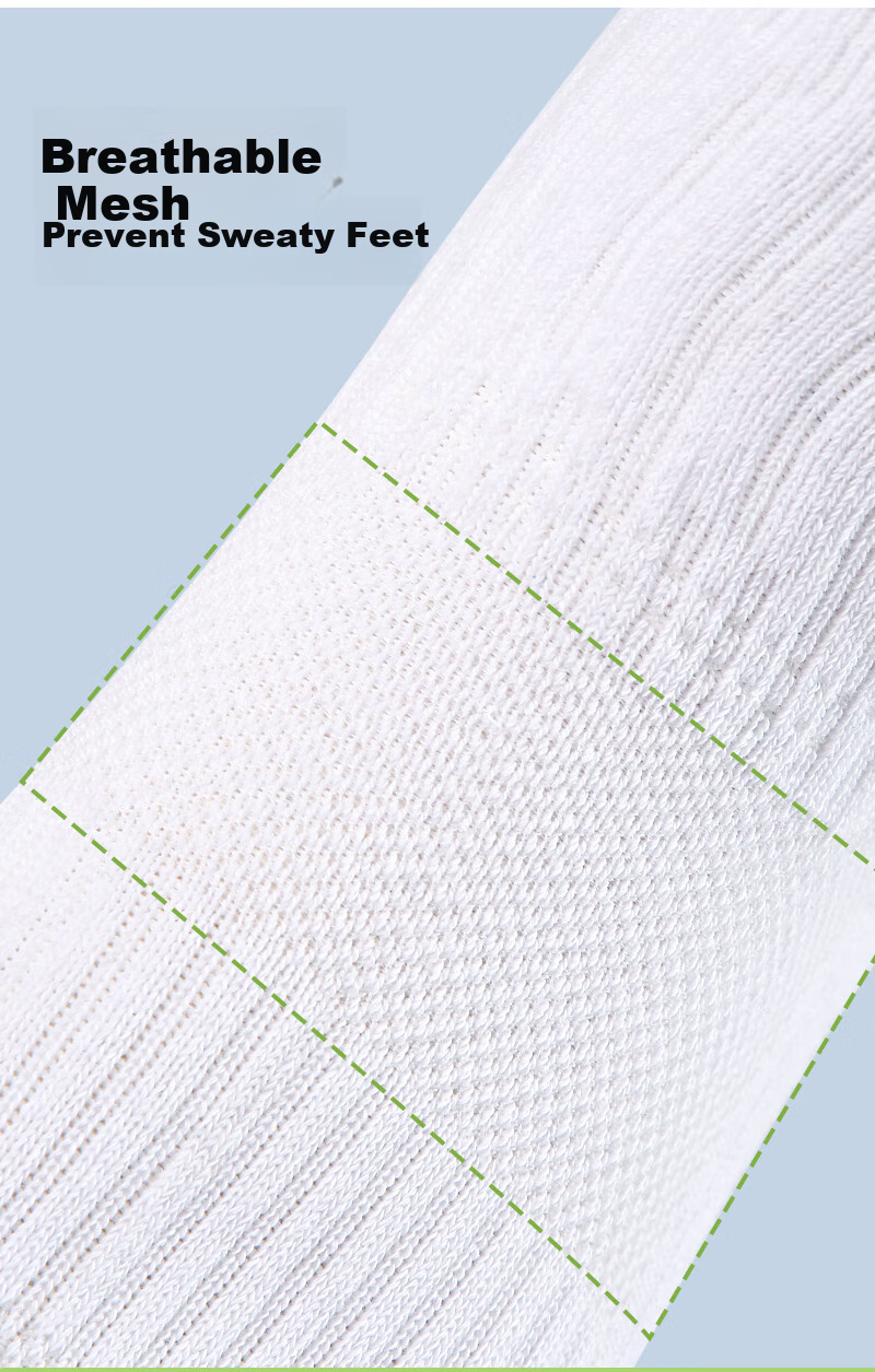 KELME Socks, Sports Socks (3 Pairs), Long Socks for Men And Women, Basketball Socks, All-Season Sweat-Absorbing Running Antibacterial Casual White Socks 11