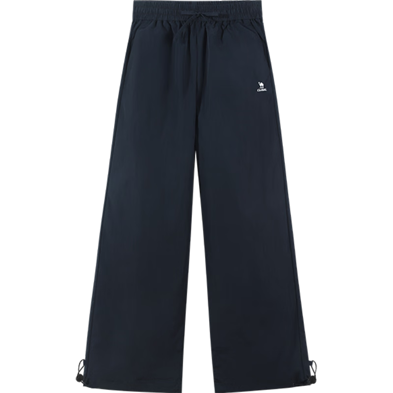 CAMEL [Mangyou] Women's Sports Pants, New Spring And Summer Lightweight Sun Protection Trousers, Loose Wide-Leg Straight Casual Long Pants
