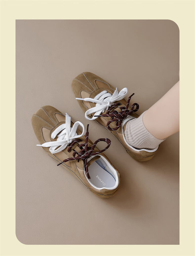 DAPHNE Women's Ballet Flats, 2026 New Spring Casual Shoes, Versatile Single Shoes, Thin-Soled Sneakers, White Shoes for Wome 3