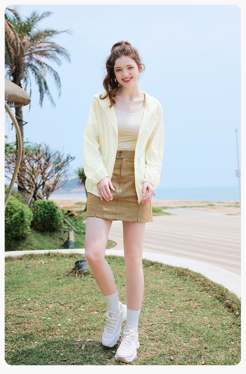 MJ STYLE UPF50+ Original Yarn Sun Protection Clothing for Women, 2026 Summer New Style, UV Protection, Sun Protection, Skin-Friendly, Lightweight, Comfortable, Loose-Fitting Jacket 2