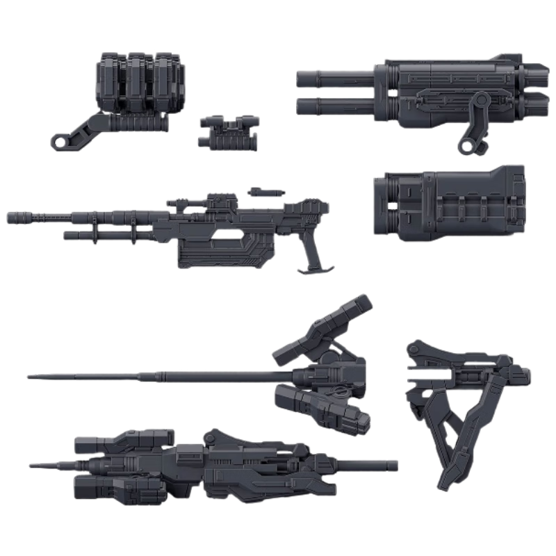 BANDAI 30MM Accessory Set, Mecha Soldier VI Borderline Fire Set 02, Assembly Model 2