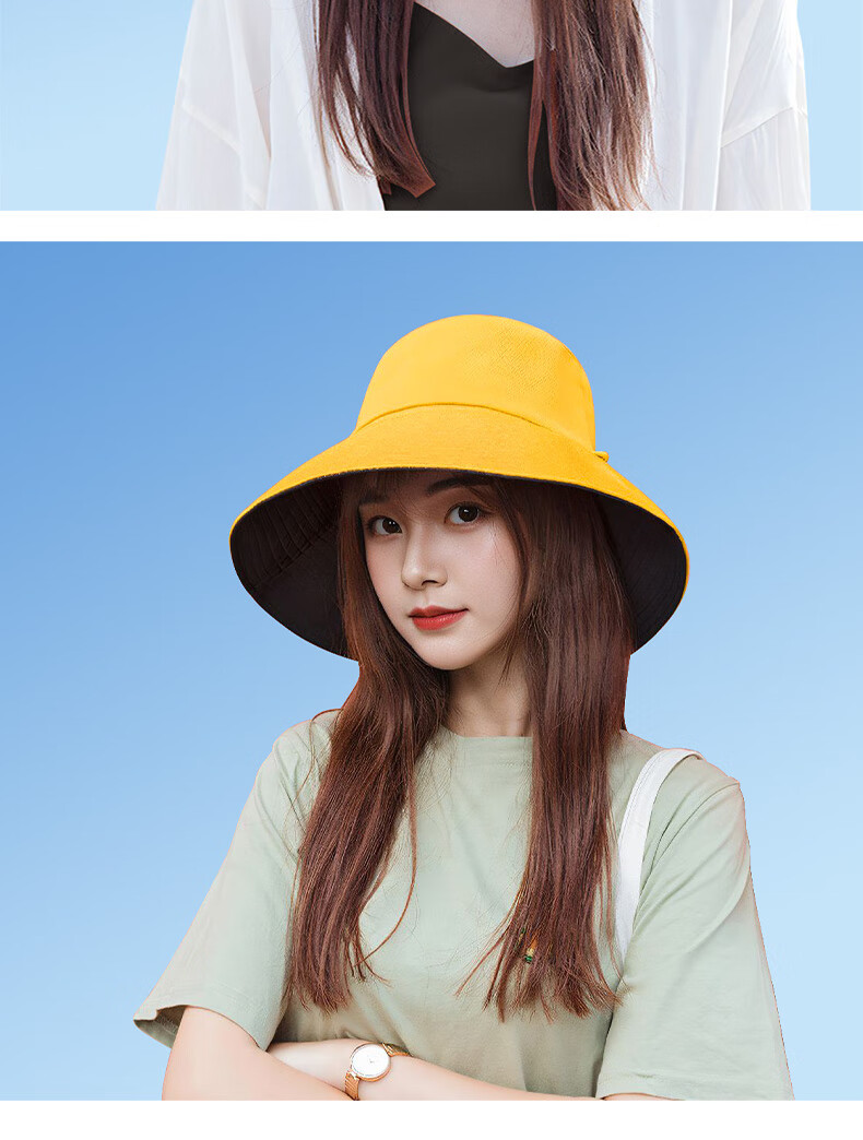 CARTELO Sun Hat, Fisherman Hat for Women, Summer UV Protection, Wide Brim Face-Covering Sunhat, Reversible 15
