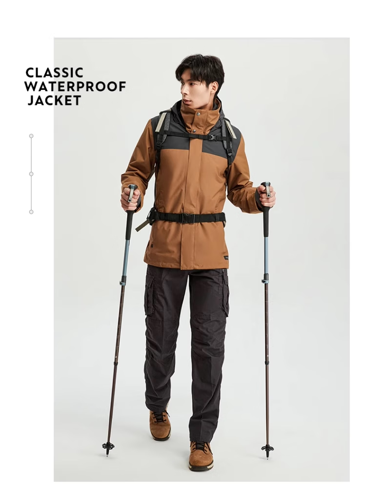 DECATHLON Waterproof Detachable Three-In Jacket, Outdoor Warm Mountaineering Coat, Men's Style 4001678 9