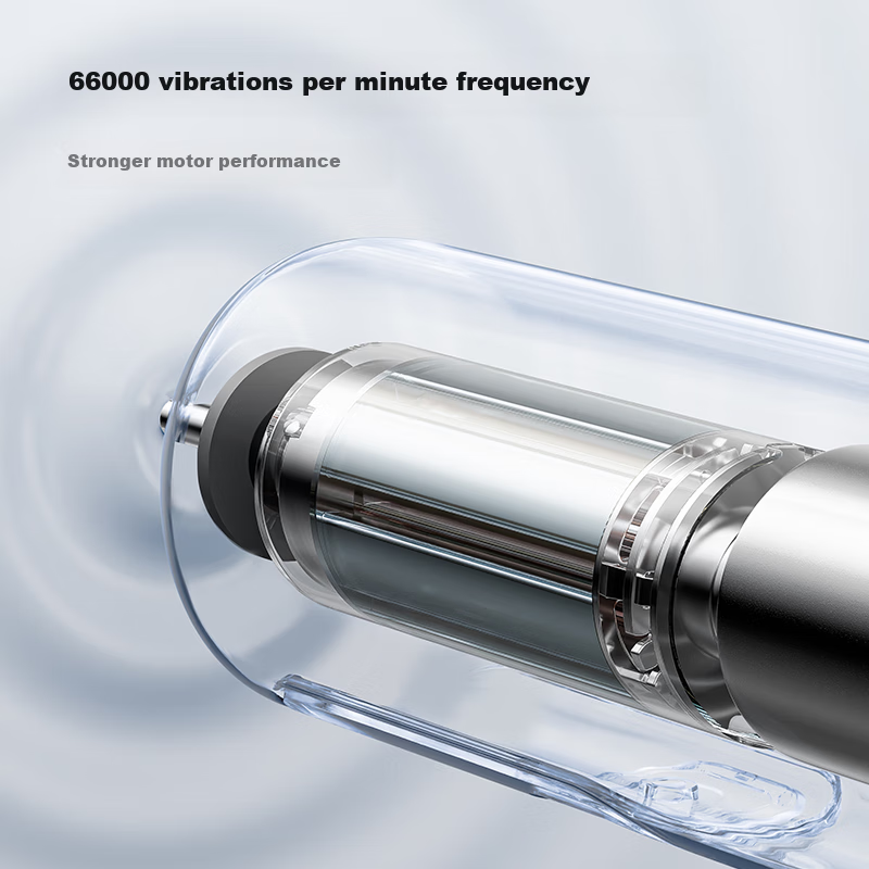 JD Original [Mid-Autumn Festival Gift] Servo Vibration JZ9 Satin Silver Electric Toothbrush, 60° Wide Swing Range, 120-Day Long Battery Life, Gum Protection, Sensitive Teeth Care, Deep Cleaning, Sonic Teeth Whitening, Birthday Gift