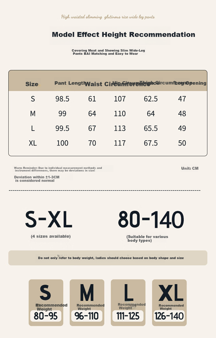 FitonTon Wide-Leg Glutinous Rice Pants for Women, Loose Straight-Leg Draping Trousers for Autumn And Winter, Fleece-Lined Thick Soft Long Pants, Versatile Casual Pants 9