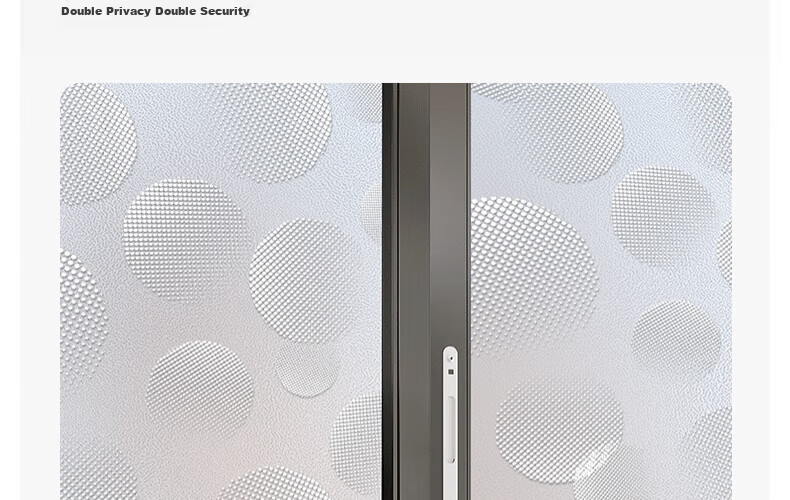 Zichen Window Static Cling Frosted Film, Light-Transmitting But Opaque Window Sticker, Glass Decal, Bathroom Privacy Film 22