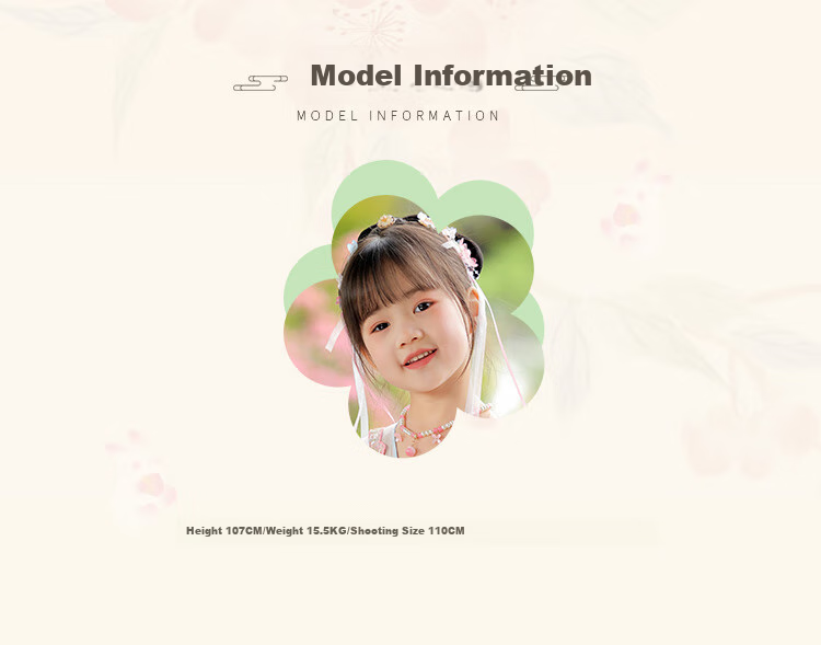 Menghu Peach Hanfu Girls' Summer 2026 Fairy-Like Ancient Style Ru Skirt, Children's New Chinese-Style Thin Dress, Pink And Blue, Size 110 7